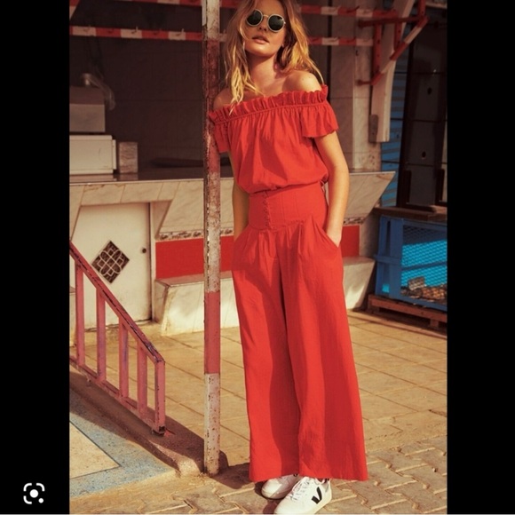 Free People Pants - Free People Women's Off-Shoulder matching set